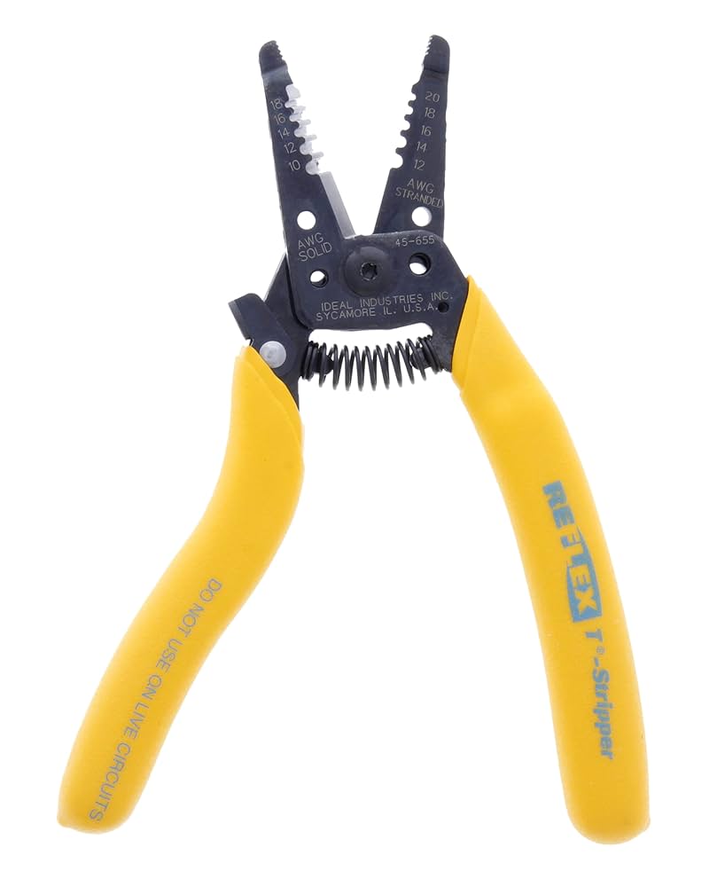 IDEAL Electrical 45-655 Reflex Super T Stripper - 10-18 AWG